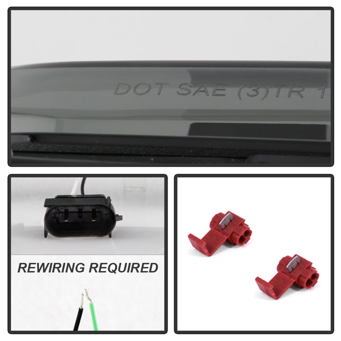 Spyder Auto 5082794 LED Reverse Lights; Red Bar; Black Smoke; - Truck Part Superstore