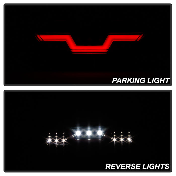 Spyder Auto 5082794 LED Reverse Lights; Red Bar; Black Smoke; - Truck Part Superstore