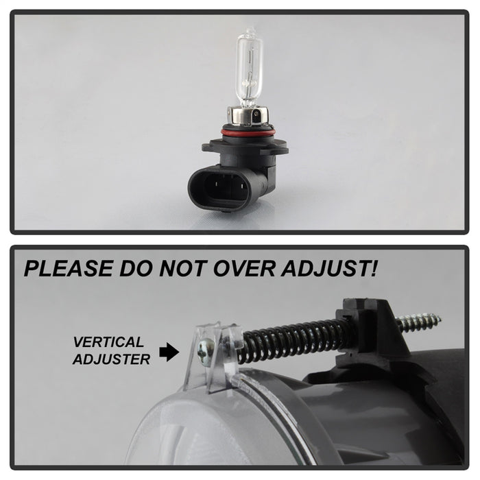 Spyder Auto 5082923 Fog Lights; w/OEM Switch; Clear; - Truck Part Superstore
