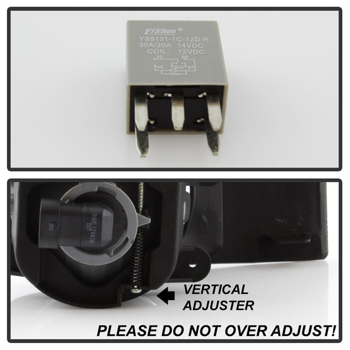 Spyder Auto 5082930 Fog Lights; w/OEM Switch; Clear; - Truck Part Superstore