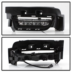 Spyder Auto 5082985 OEM Fog Lights; LED; w/Universal Switch; Clear; - Truck Part Superstore