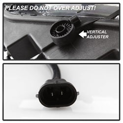 Spyder Auto 5082985 OEM Fog Lights; LED; w/Universal Switch; Clear; - Truck Part Superstore
