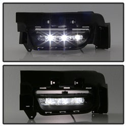 Spyder Auto 5082985 OEM Fog Lights; LED; w/Universal Switch; Clear; - Truck Part Superstore