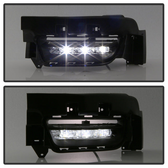 Spyder Auto 5082985 OEM Fog Lights; LED; w/Universal Switch; Clear; - Truck Part Superstore