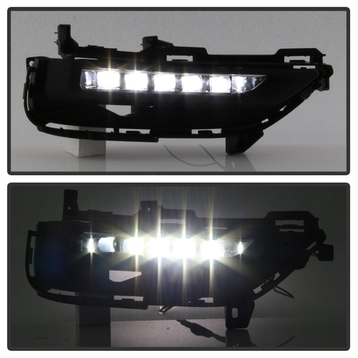 Spyder Auto 5083043 OEM Fog Lights; LED; w/Switch; Clear; - Truck Part Superstore