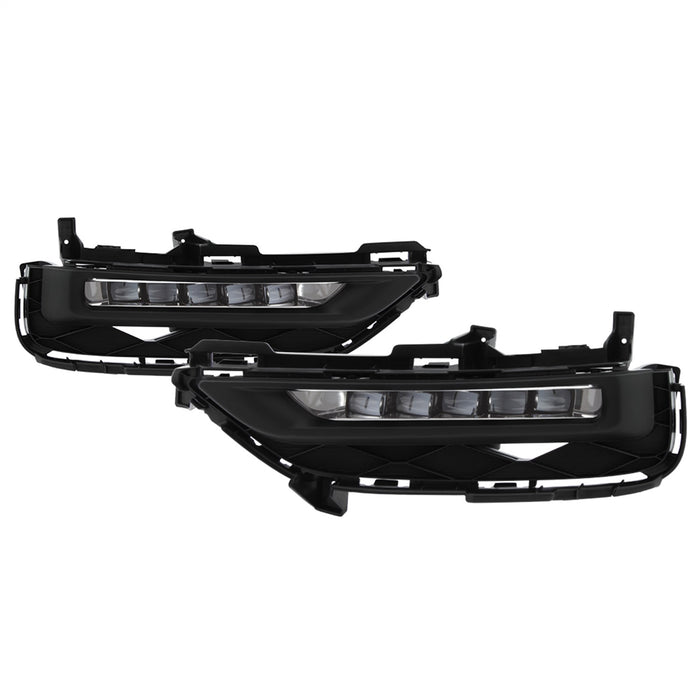 Spyder Auto 5083043 OEM Fog Lights; LED; w/Switch; Clear; - Truck Part Superstore