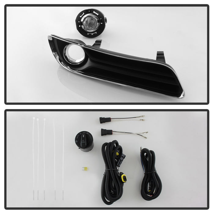 Spyder Auto 5083166 Fog Lights; w/OEM Switch; Clear; - Truck Part Superstore