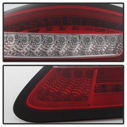 Spyder Auto 5083173 LED Tail Lights; Pair; Clear Red; - Truck Part Superstore