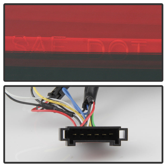 Spyder Auto 5083173 LED Tail Lights; Pair; Clear Red; - Truck Part Superstore