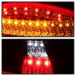 Spyder Auto 5083173 LED Tail Lights; Pair; Clear Red; - Truck Part Superstore
