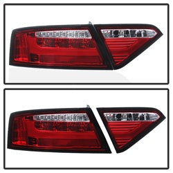 Spyder Auto 5083258 LED Tail Lights; LED Model Only; Not Compatible w/Incandescent Model; Red Clear; - Truck Part Superstore