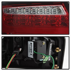 Spyder Auto 5083258 LED Tail Lights; LED Model Only; Not Compatible w/Incandescent Model; Red Clear; - Truck Part Superstore