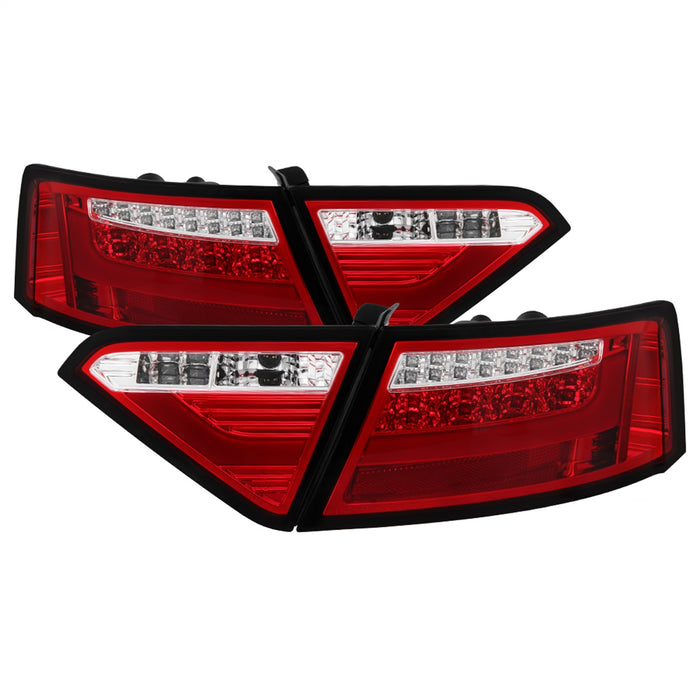 Spyder Auto 5083258 LED Tail Lights; LED Model Only; Not Compatible w/Incandescent Model; Red Clear; - Truck Part Superstore