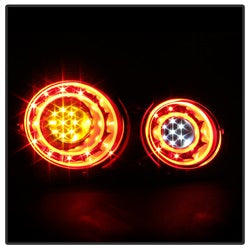 Spyder Auto 5083265 LED Tail Lights; Black; - Truck Part Superstore