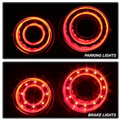 Spyder Auto 5083265 LED Tail Lights; Black; - Truck Part Superstore