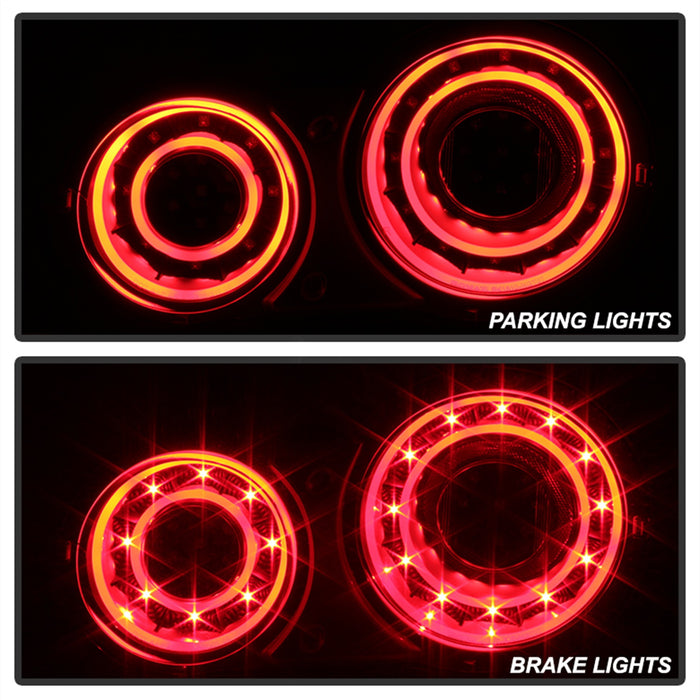 Spyder Auto 5083265 LED Tail Lights; Black; - Truck Part Superstore