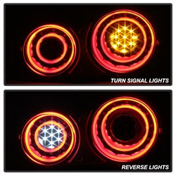 Spyder Auto 5083265 LED Tail Lights; Black; - Truck Part Superstore