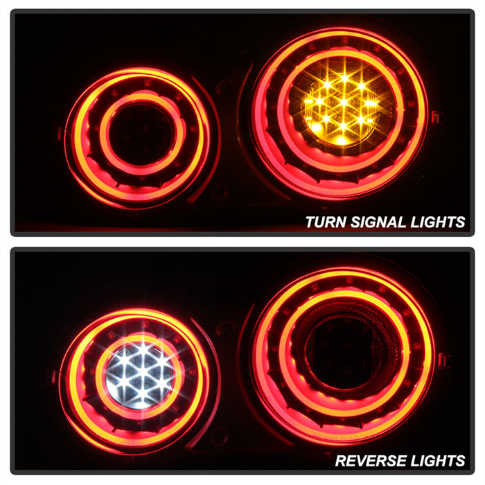 Spyder Auto 5083265 LED Tail Lights; Black; - Truck Part Superstore