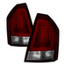 Spyder Auto 5083333 Light Bar LED Tail Lights; Version 2; Red Clear; - Truck Part Superstore