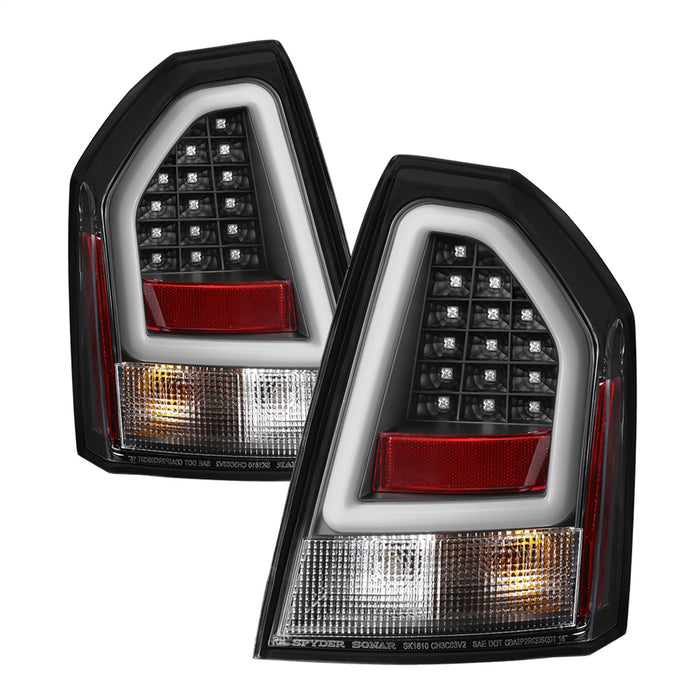 Spyder Auto 5083357 Light Bar LED Tail Lights; Version 2; Black; - Truck Part Superstore
