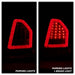 Spyder Auto 5083364 Light Bar LED Tail Lights; Version 2; Red Clear; - Truck Part Superstore