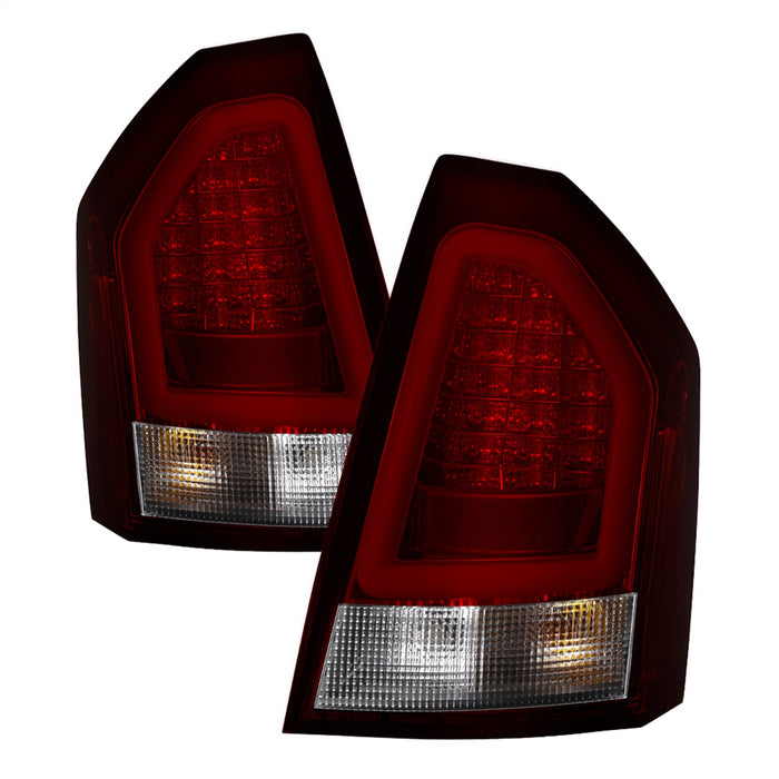 Spyder Auto 5083364 Light Bar LED Tail Lights; Version 2; Red Clear; - Truck Part Superstore
