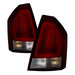 Spyder Auto 5083364 Light Bar LED Tail Lights; Version 2; Red Clear; - Truck Part Superstore