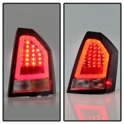 Spyder Auto 5083364 Light Bar LED Tail Lights; Version 2; Red Clear; - Truck Part Superstore