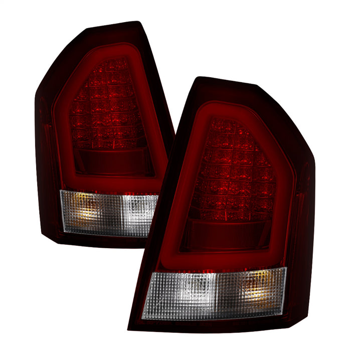 Spyder Auto 5083395 Light Bar LED Tail Lights; Version 2; Red Clear; - Truck Part Superstore