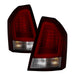 Spyder Auto 5083395 Light Bar LED Tail Lights; Version 2; Red Clear; - Truck Part Superstore
