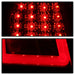 Spyder Auto 5083395 Light Bar LED Tail Lights; Version 2; Red Clear; - Truck Part Superstore