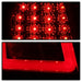 Spyder Auto 5083395 Light Bar LED Tail Lights; Version 2; Red Clear; - Truck Part Superstore