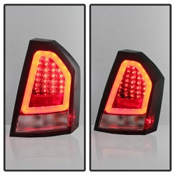 Spyder Auto 5083395 Light Bar LED Tail Lights; Version 2; Red Clear; - Truck Part Superstore