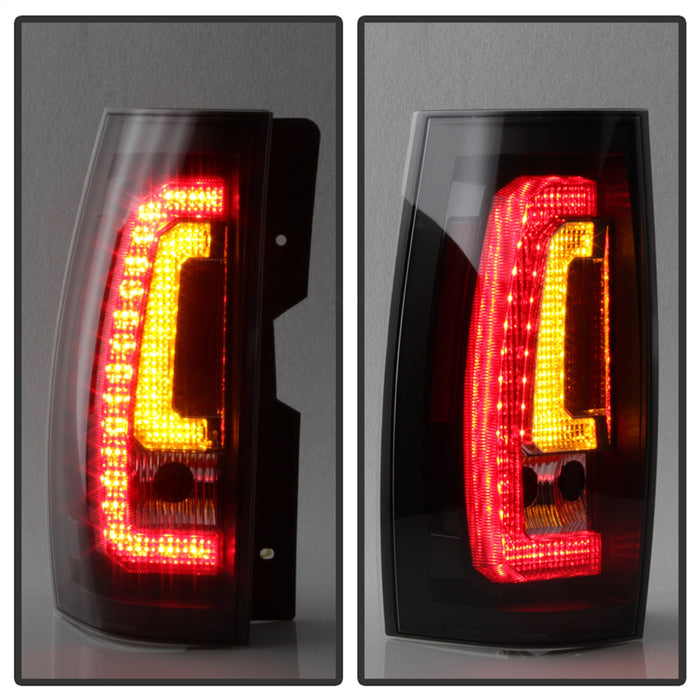 Spyder Auto 5083418 Light Bar LED Tail Lights; Version 2; Black; - Truck Part Superstore
