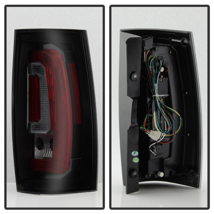 Spyder Auto 5083425 Light Bar LED Tail Lights; Version 2; Black Smoke; - Truck Part Superstore