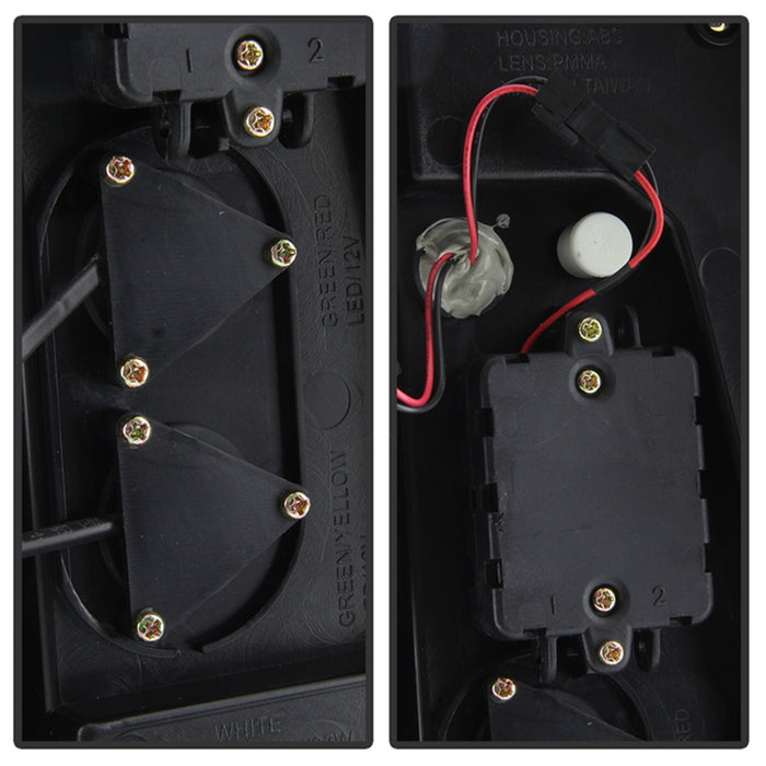 Spyder Auto 5083425 Light Bar LED Tail Lights; Version 2; Black Smoke; - Truck Part Superstore
