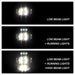 Spyder Auto 5083456 LED Crystal Headlights; Pair; Black; - Truck Part Superstore