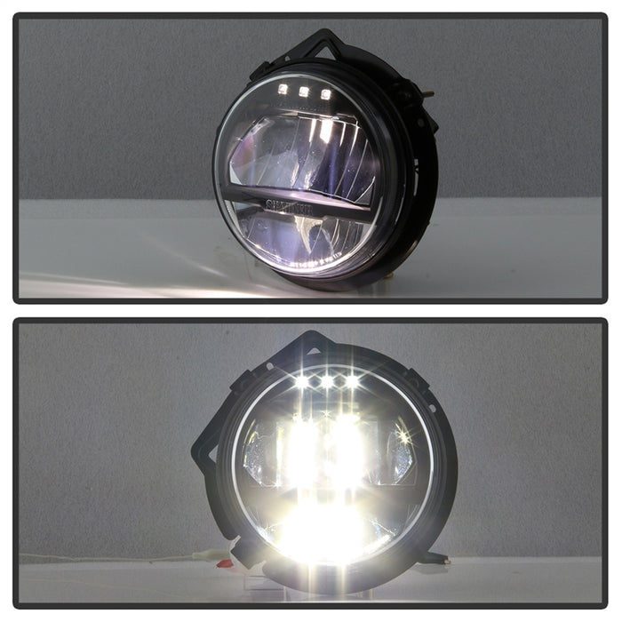 Spyder Auto 5083456 LED Crystal Headlights; Pair; Black; - Truck Part Superstore