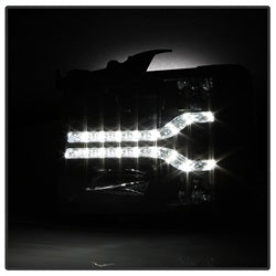 Spyder Auto 5083524 DRL LED Projector Headlights; Version 2; Black; - Truck Part Superstore