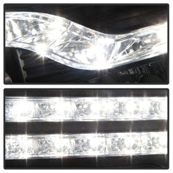 Spyder Auto 5083524 DRL LED Projector Headlights; Version 2; Black; - Truck Part Superstore