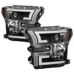 Spyder Auto 5083531 DRL LED Projector Headlights; Pair; Black; - Truck Part Superstore