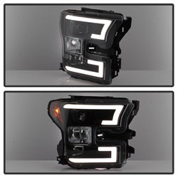 Spyder Auto 5083531 DRL LED Projector Headlights; Pair; Black; - Truck Part Superstore