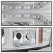 Spyder Auto 5083586 DRL LED Projector Headlights; Version 2; Chrome; - Truck Part Superstore