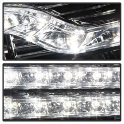 Spyder Auto 5083586 DRL LED Projector Headlights; Version 2; Chrome; - Truck Part Superstore