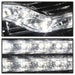 Spyder Auto 5083586 DRL LED Projector Headlights; Version 2; Chrome; - Truck Part Superstore