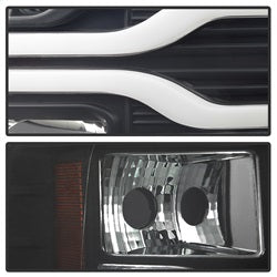 Spyder Auto 5083609 DRL LED Projector Headlights; Version 3; Black; - Truck Part Superstore