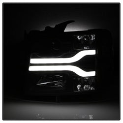 Spyder Auto 5083609 DRL LED Projector Headlights; Version 3; Black; - Truck Part Superstore