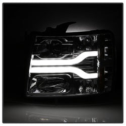Spyder Auto 5083616 DRL LED Projector Headlights; Version 3; Chrome; - Truck Part Superstore