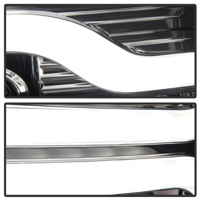 Spyder Auto 5083616 DRL LED Projector Headlights; Version 3; Chrome; - Truck Part Superstore
