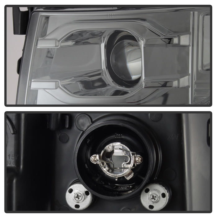 Spyder Auto 5083623 DRL LED Projector Headlights; Version 3; Smoke; - Truck Part Superstore